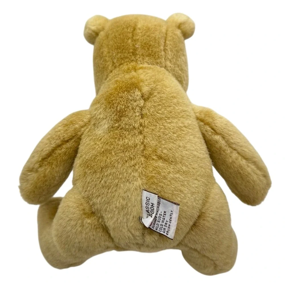 Vintage Gund Disney Classic Pooh Plush Stuffed Animal Tan Honey Teddy Bear Mini